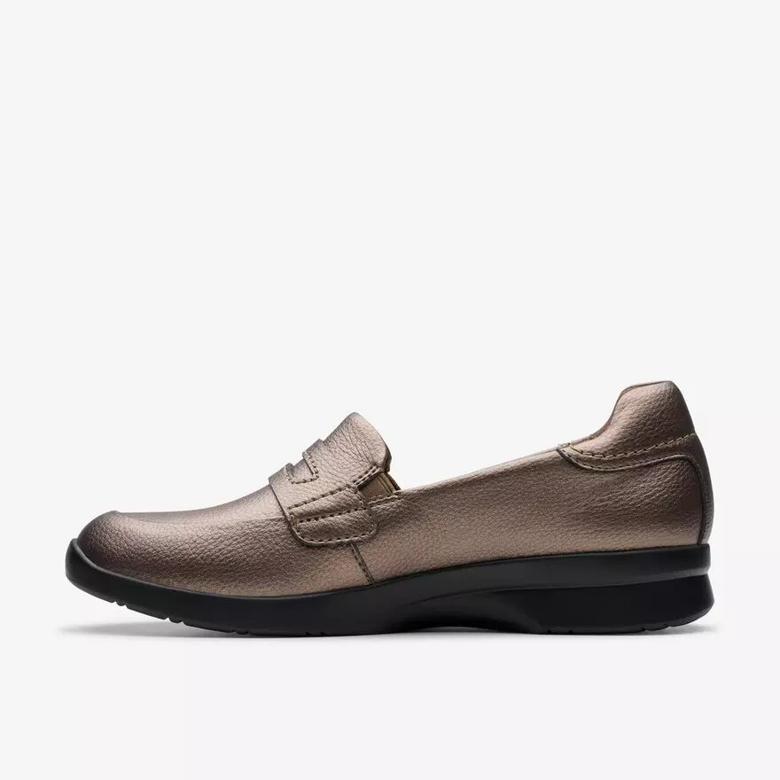 Γυναικεία Slip-ons Ellowyn Penny σε μεταλλικό χρώμα μπρούντζου Γυναικεία Slip-ons Ellowyn Penny σε μεταλλικό χρώμα μπρούντζου