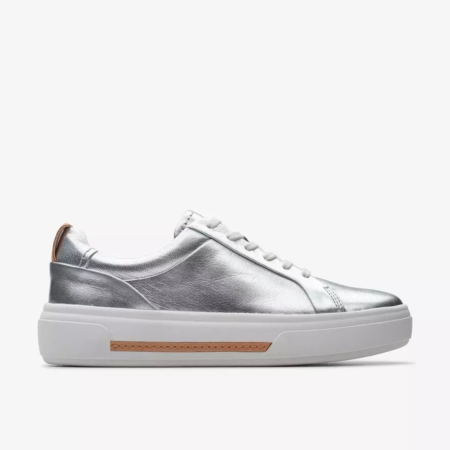 Γυναικεία Sneakers από ασημί δέρμα για Περιπάτη Hollyhock Walk Γυναικεία Sneakers από ασημί δέρμα για Περιπάτη Hollyhock Walk