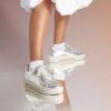 Γυναικεία Sneakers από ασημί δέρμα για Περιπάτη Hollyhock Walk Γυναικεία Sneakers από ασημί δέρμα για Περιπάτη Hollyhock Walk