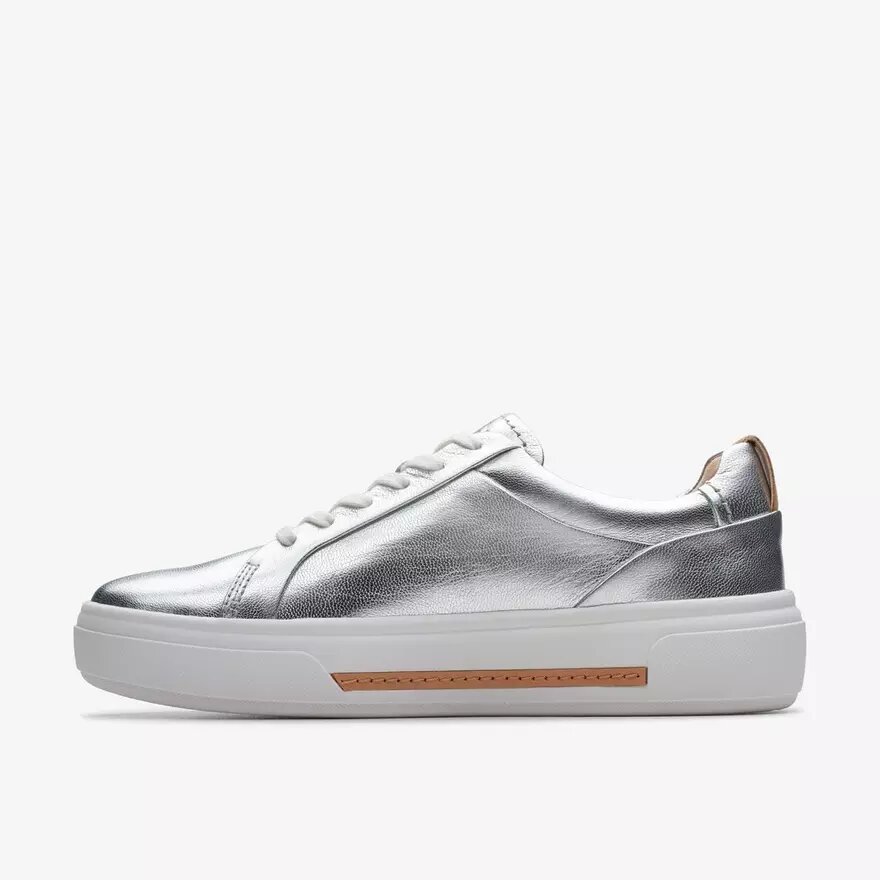 Γυναικεία Sneakers από ασημί δέρμα για Περιπάτη Hollyhock Walk Γυναικεία Sneakers από ασημί δέρμα για Περιπάτη Hollyhock Walk
