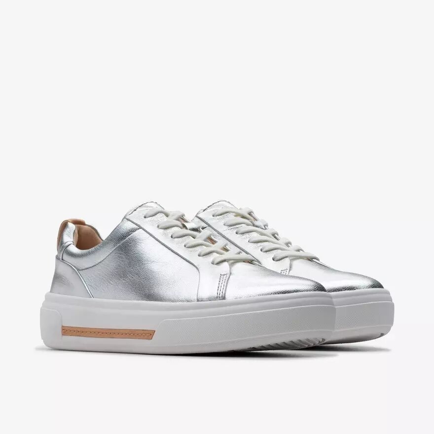 Γυναικεία Sneakers από ασημί δέρμα για Περιπάτη Hollyhock Walk Γυναικεία Sneakers από ασημί δέρμα για Περιπάτη Hollyhock Walk