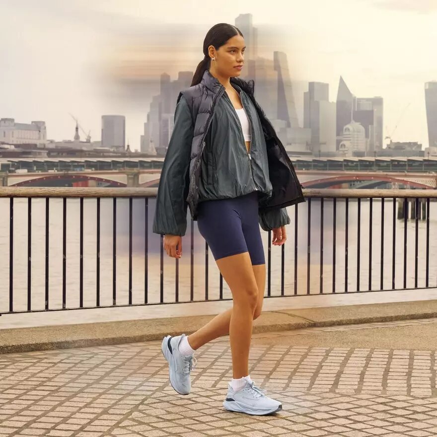 Γυναικεία Sneakers Περιπάτου σε ανοιχτό μπλε χρώμα Γυναικεία Sneakers Περιπάτου σε ανοιχτό μπλε χρώμα