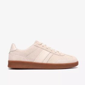 Γυναικεία Sneakers Seco Speed 2 από λευκό σουέτ