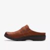Γυναικεία τσόκαρα & Mules Carleigh Viola από νουμπάκ σε χρώμα British Tan