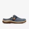 Γυναικεία τσόκαρα Orlene Clog σε χρώμα Denim Blue από νουμπάκ Γυναικεία τσόκαρα Orlene Clog σε χρώμα Denim Blue από νουμπάκ