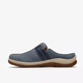 Γυναικεία τσόκαρα Orlene Clog σε χρώμα Denim Blue από νουμπάκ