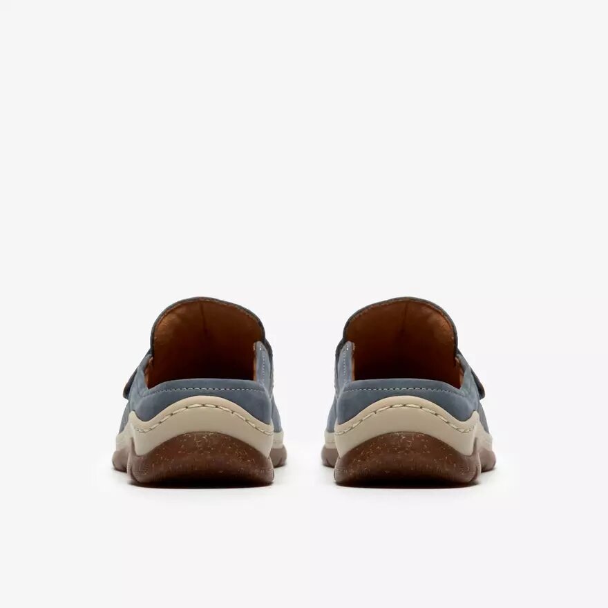 Γυναικεία τσόκαρα Orlene Clog σε χρώμα Denim Blue από νουμπάκ Γυναικεία τσόκαρα Orlene Clog σε χρώμα Denim Blue από νουμπάκ