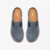 Γυναικεία τσόκαρα Orlene Clog σε χρώμα Denim Blue από νουμπάκ Γυναικεία τσόκαρα Orlene Clog σε χρώμα Denim Blue από νουμπάκ