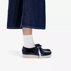 Γυναικεία Wallabee 2604 Navy Patent Wallabees
