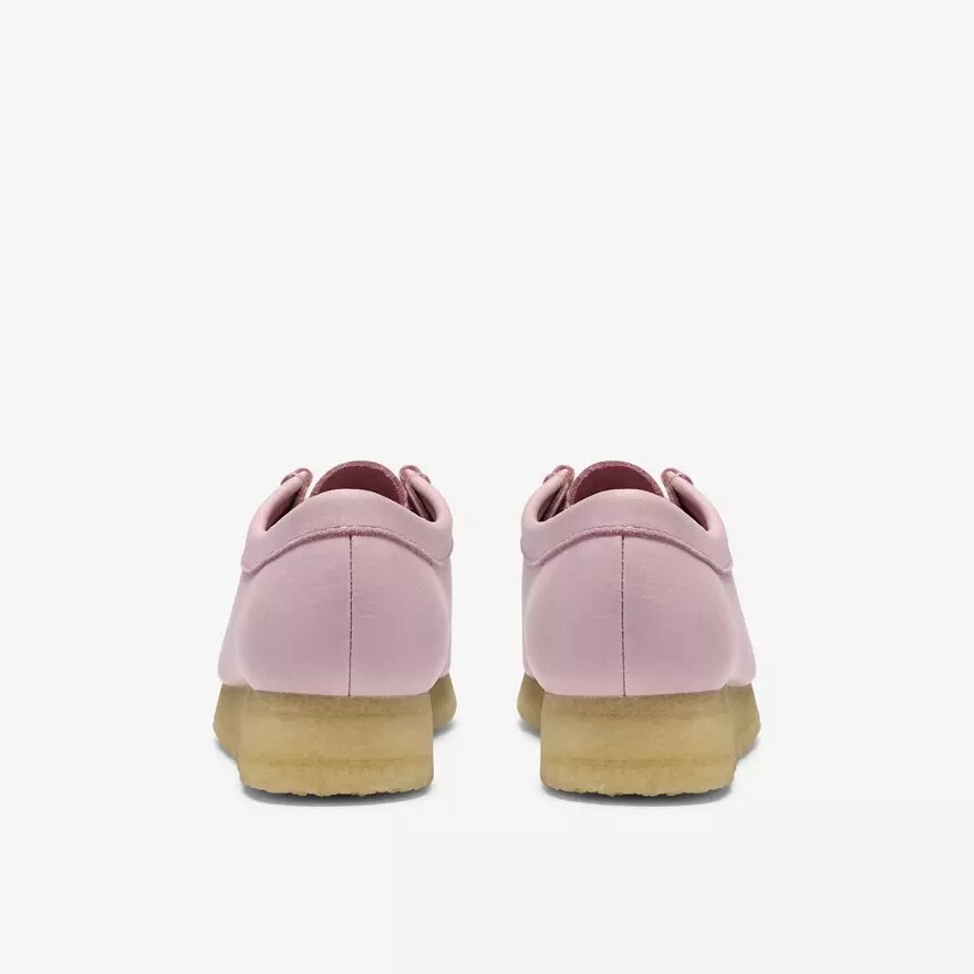 Γυναικεία Wallabee από δέρμα σε ροζ χρώμα «Baby Pink» Γυναικεία Wallabee από δέρμα σε ροζ χρώμα «Baby Pink»