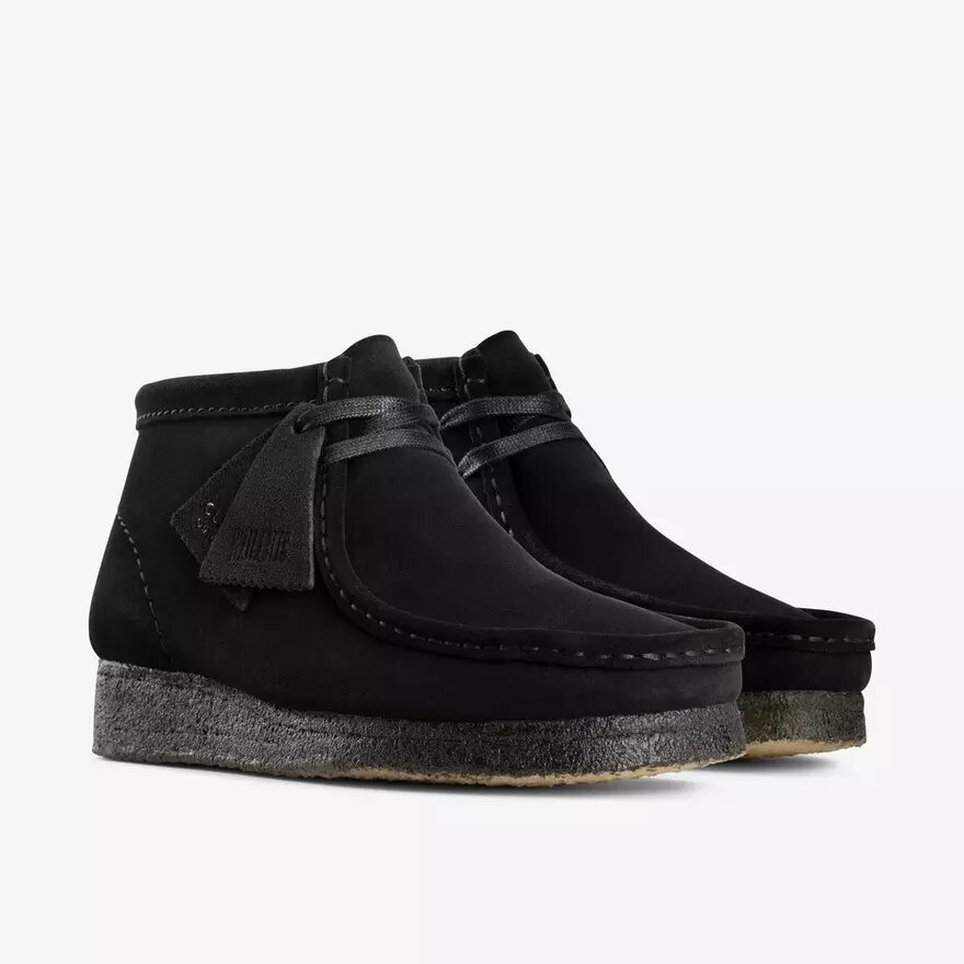 Γυναικείες μπότες Wallabee™ από μαύρο σουέτ Γυναικείες μπότες Wallabee™ από μαύρο σουέτ