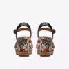 Γυναικείες πλατφόρμες Chicly Floral με μαύρο τυπωμένο μοτίβο Γυναικείες πλατφόρμες Chicly Floral με μαύρο τυπωμένο μοτίβο
