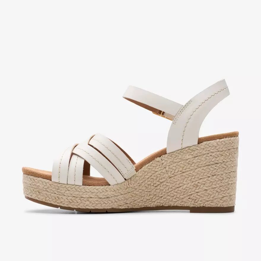 Γυναικείες πλατφόρμες Sabina Strap από κρεμ δέρμα Γυναικείες πλατφόρμες Sabina Strap από κρεμ δέρμα