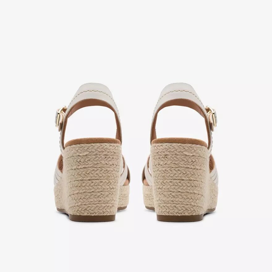 Γυναικείες πλατφόρμες Sabina Strap από κρεμ δέρμα Γυναικείες πλατφόρμες Sabina Strap από κρεμ δέρμα