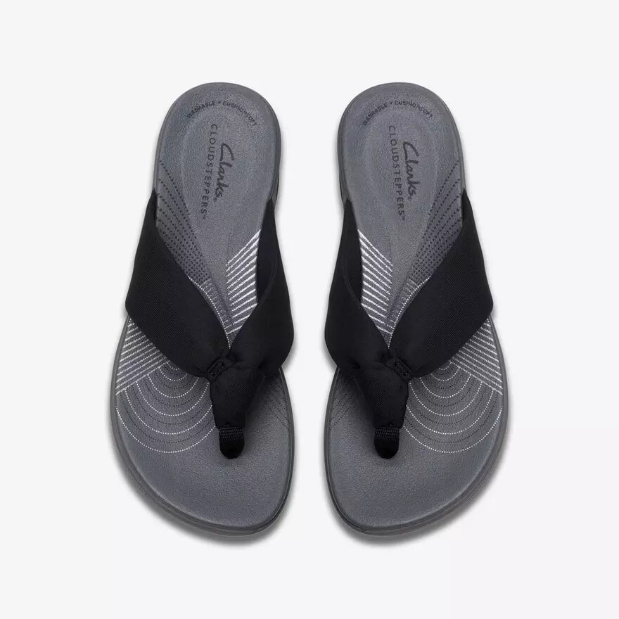 Γυναικείες σαγιονάρες Arla Glison Black Fabriccloudsteppers™ Γυναικείες σαγιονάρες Arla Glison Black Fabriccloudsteppers™