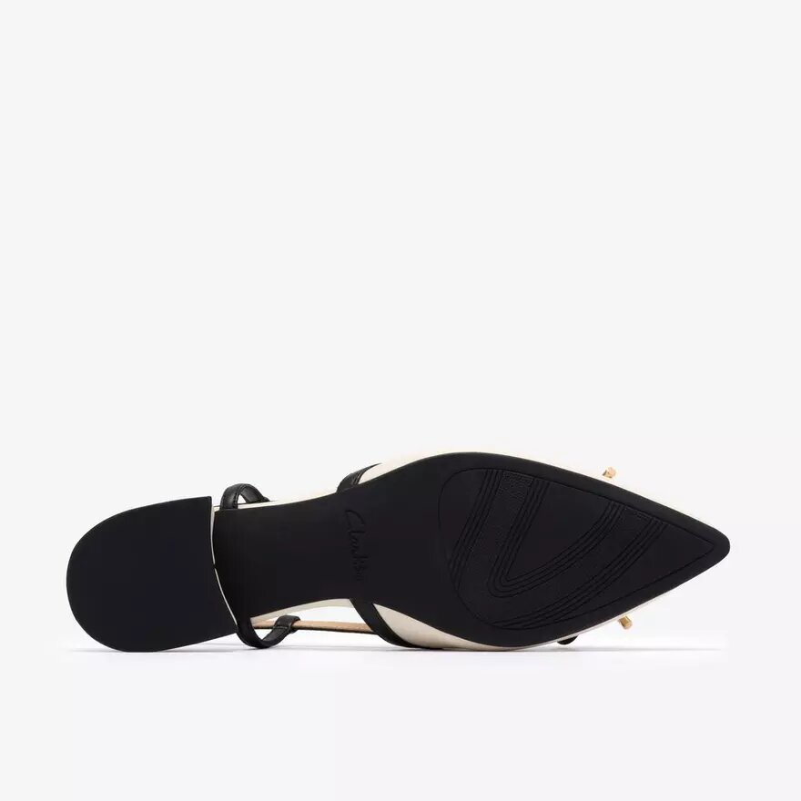 Γυναικείο δερμάτινο Sensa15 Bow Sling Back σε κρεμ χρώμα Γυναικείο δερμάτινο Sensa15 Bow Sling Back σε κρεμ χρώμα