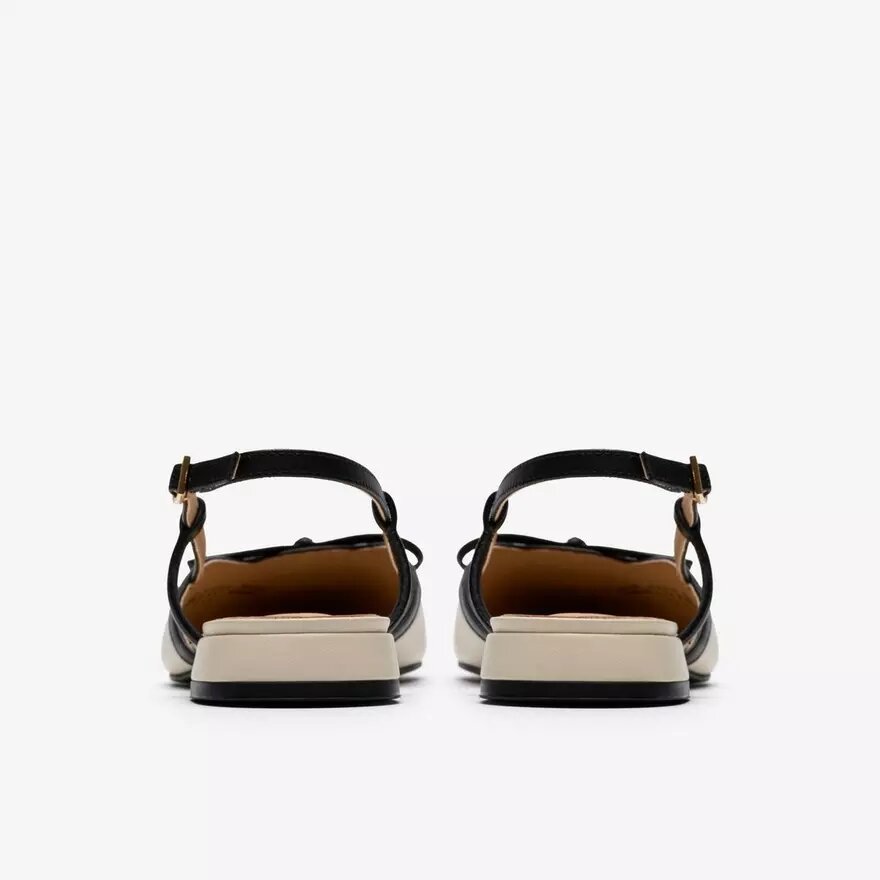 Γυναικείο δερμάτινο Sensa15 Bow Sling Back σε κρεμ χρώμα Γυναικείο δερμάτινο Sensa15 Bow Sling Back σε κρεμ χρώμα