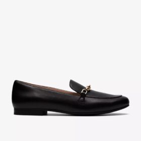 Γυναικείο Loafer Tamna Iris από μαύρο δέρμα