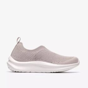 Γυναικείο πλεκτό Sneakers Solevana σε ανοιχτό γκρι
