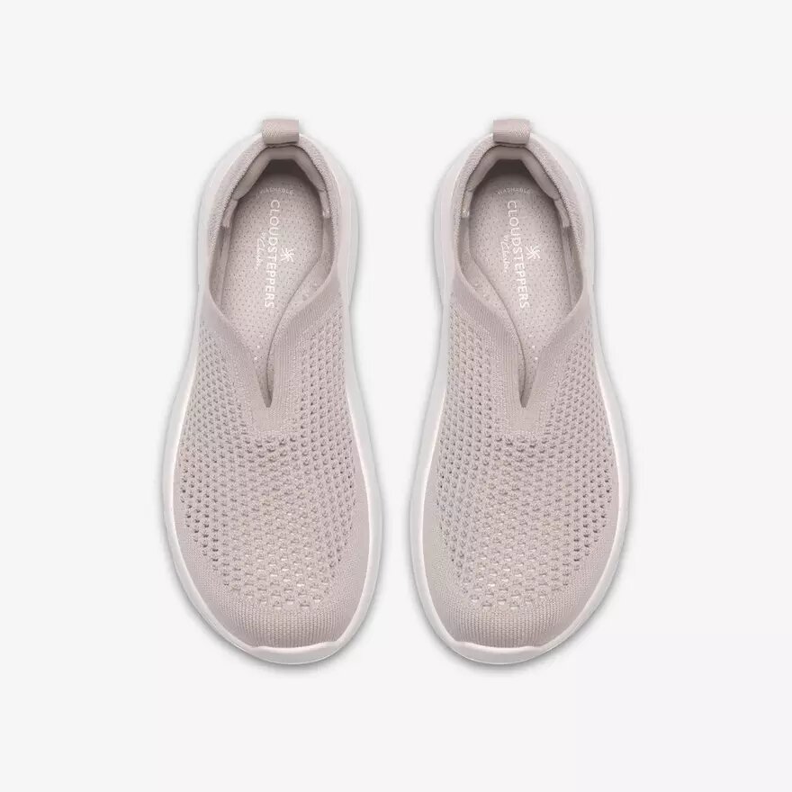 Γυναικείο πλεκτό Sneakers Solevana σε ανοιχτό γκρι Γυναικείο πλεκτό Sneakers Solevana σε ανοιχτό γκρι
