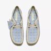 Γυναικείο Wallabee με μπλε καρό μοτίβο Gingham Γυναικείο Wallabee με μπλε καρό μοτίβο Gingham