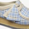Γυναικείο Wallabee με μπλε καρό μοτίβο Gingham Γυναικείο Wallabee με μπλε καρό μοτίβο Gingham