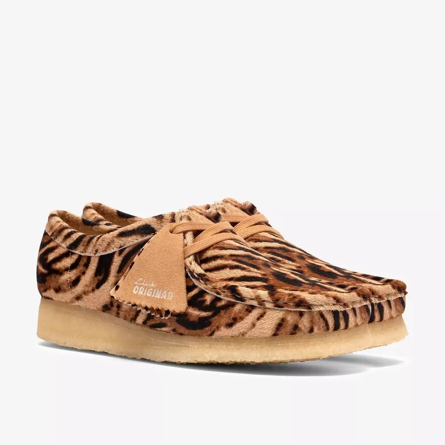 Γυναικείο Wallabee με τύπωμα τίγρης Γυναικείο Wallabee με τύπωμα τίγρης