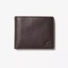 Κλασικό ανδρικό πορτοφόλι Slimfold με υφή «Pebble», καφέ, ΗΠΑ Κλασικό ανδρικό πορτοφόλι Slimfold με υφή «Pebble», καφέ, ΗΠΑ