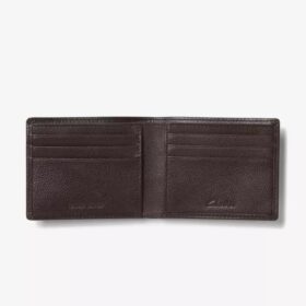Κλασικό ανδρικό πορτοφόλι Slimfold με υφή «Pebble», καφέ, ΗΠΑ