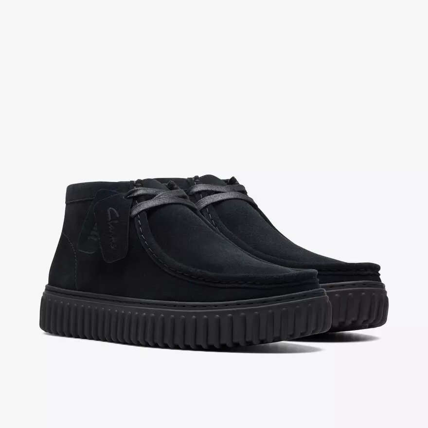 Μποτάκια Torhill Hi από μαύρο σουέτ Μποτάκια Torhill Hi από μαύρο σουέτ