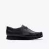 Παιδικά δερμάτινα παπούτσια Wallabee™ Older σε μαύρο χρώμα Παιδικά δερμάτινα παπούτσια Wallabee™ Older σε μαύρο χρώμα