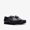 Παιδικά δερμάτινα παπούτσια Wallabee™ Older σε μαύρο χρώμα Παιδικά δερμάτινα παπούτσια Wallabee™ Older σε μαύρο χρώμα