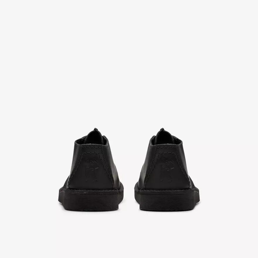 Παιδικά Desert Trek Older Μαύρα δερμάτινα Desert Boot Παιδικά Desert Trek Older Μαύρα δερμάτινα Desert Boot