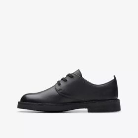 Παιδικά μαύρα Desert Boot μποτάκια London για μεγαλύτερα παιδιά